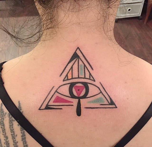 韩国纹身师Diki的解构风格纹身图案