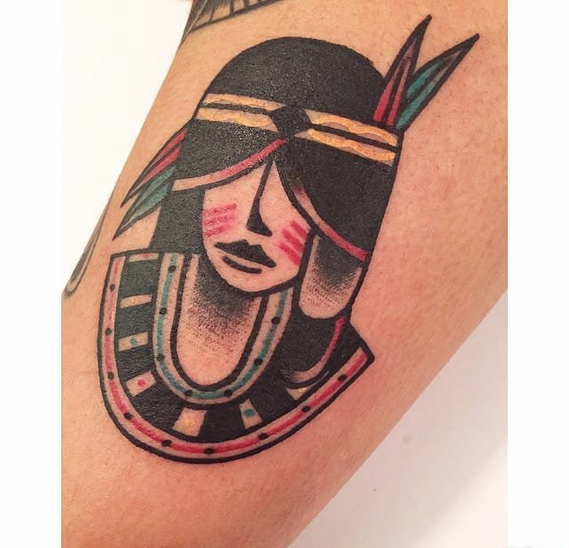 韩国纹身师Diki的解构风格纹身图案