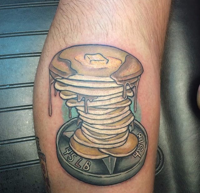 10款美味的煎饼纹身图案