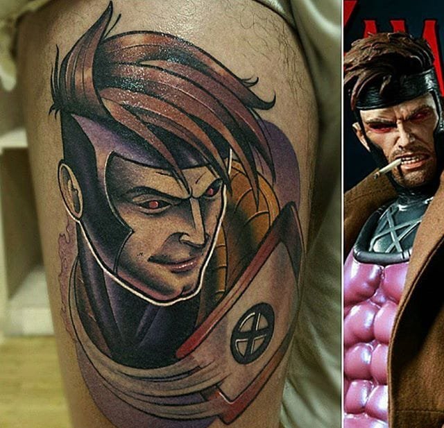 New School风格Evi Dead Ash纹身图案