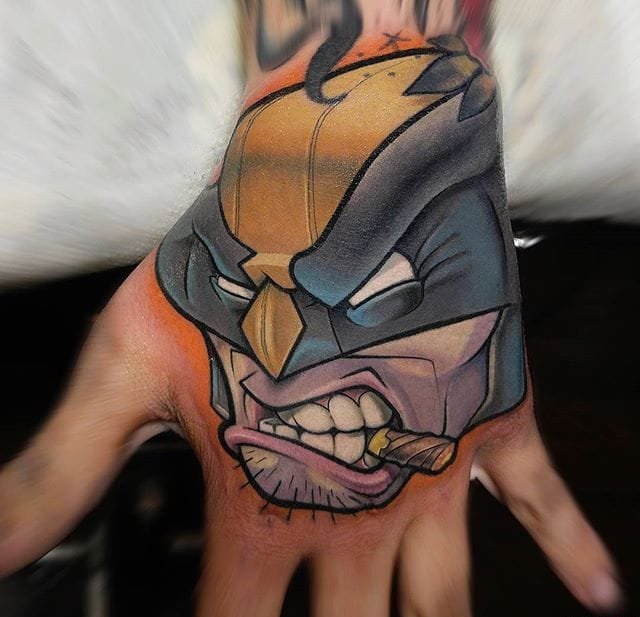 New School风格Evi Dead Ash纹身图案