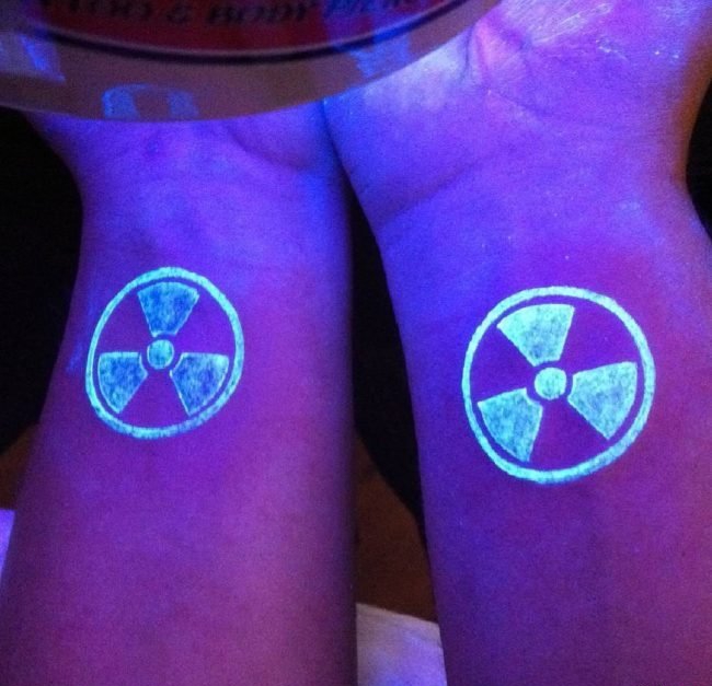 多款小型荧光隐形纹身图案