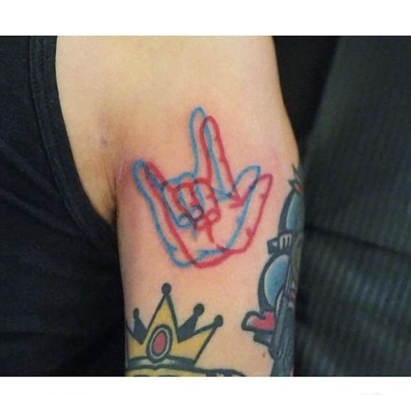 《辛普森一家》浮雕纹身图案手稿