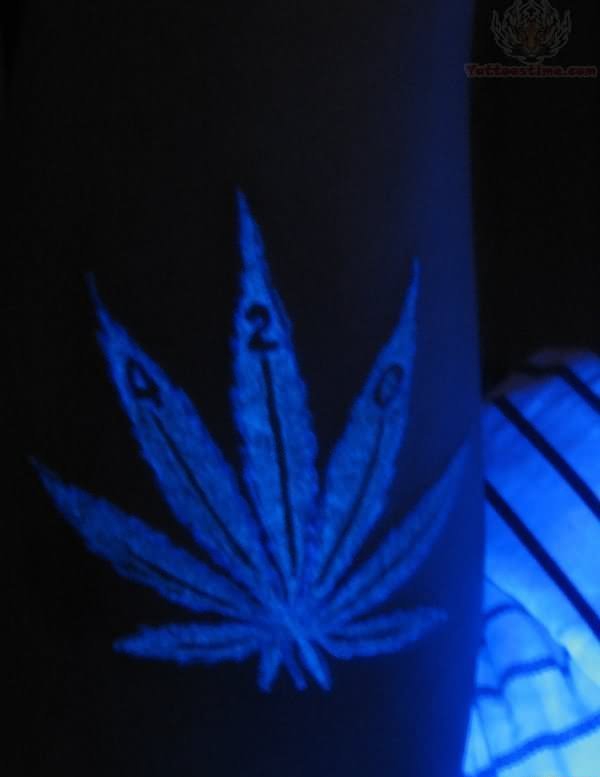 多款个性帅气的荧光隐形纹身图案