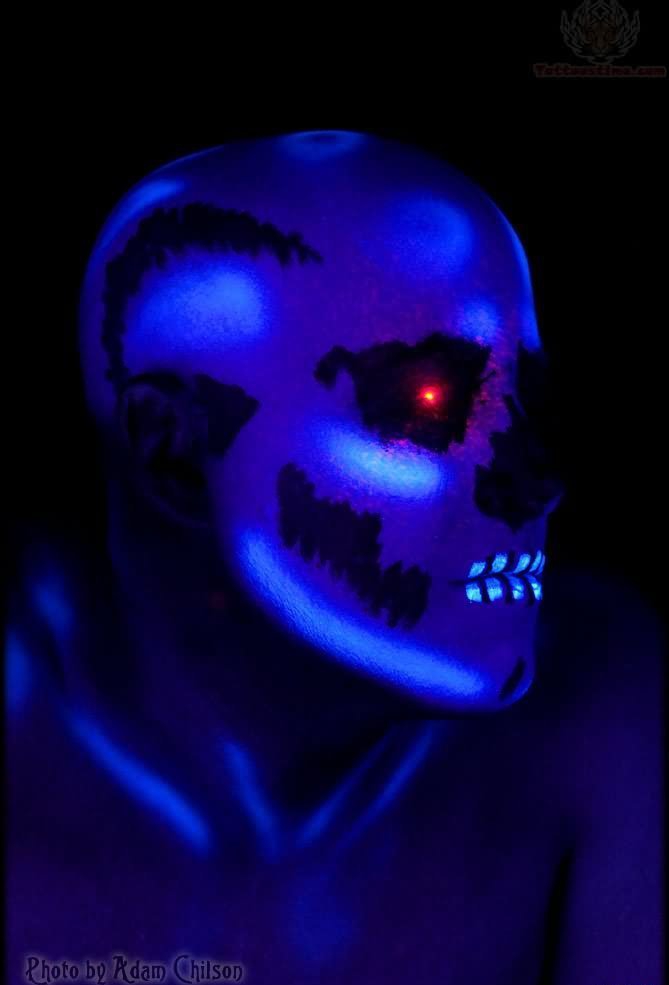 多款个性帅气的荧光隐形纹身图案