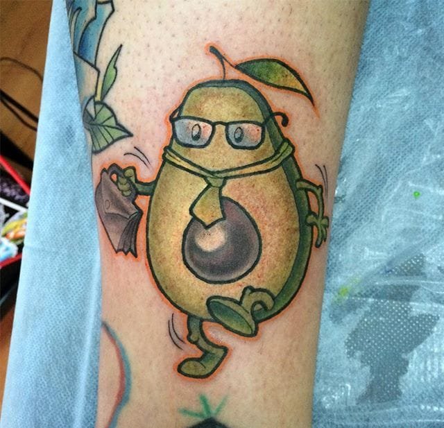 16款牛油果纹身图案