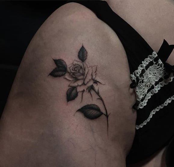 多款精致的黑色纹身图案来自凯恩