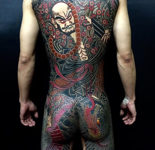 10款漂亮的大面积纹身图案杰作