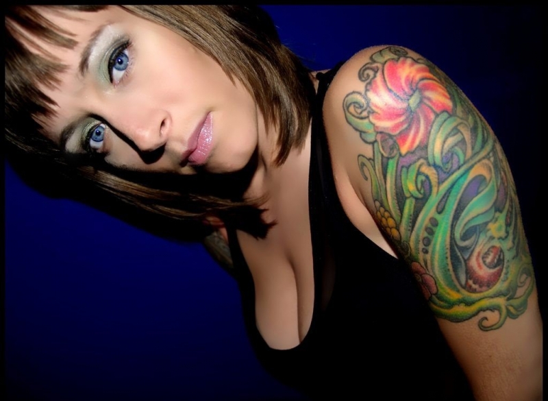 欧美纹身女纹身图案