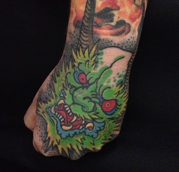 漂亮的日本风格纹身图案