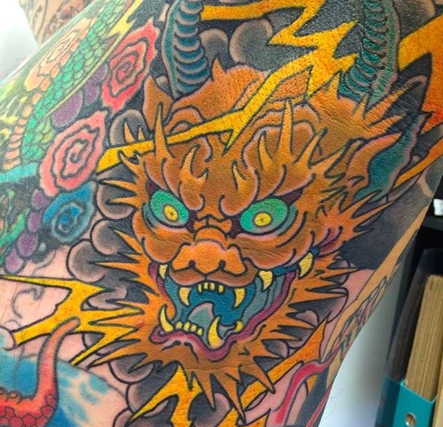 漂亮的日本风格纹身图案