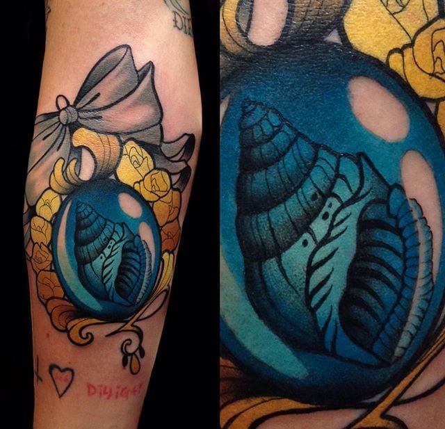 漂亮耀眼的宝石纹身图案