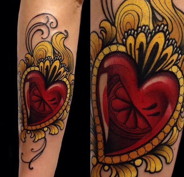 漂亮耀眼的宝石纹身图案