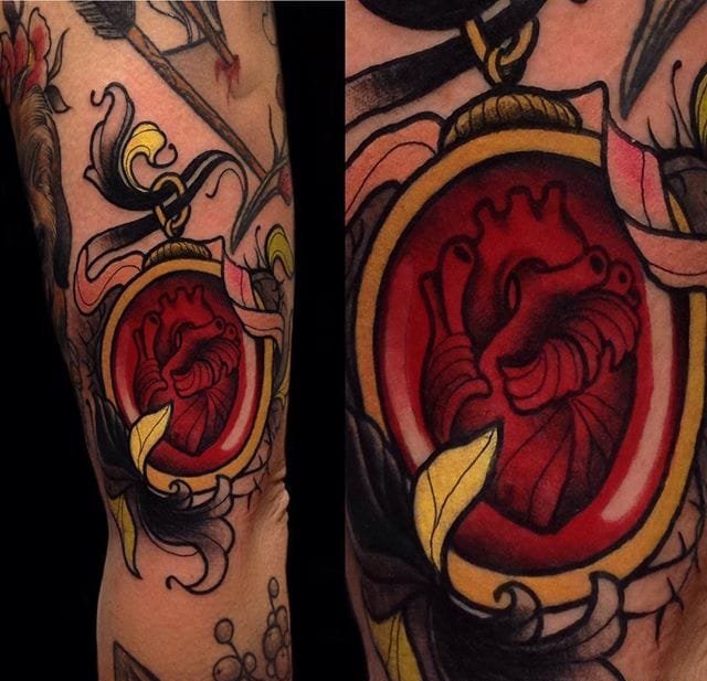 漂亮耀眼的宝石纹身图案