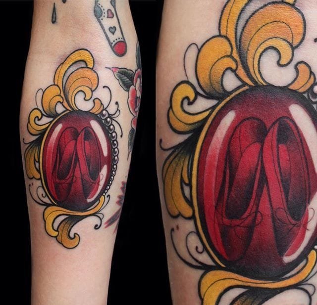 漂亮耀眼的宝石纹身图案