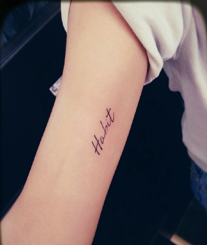 一组简单而不俗的英文纹身刺青