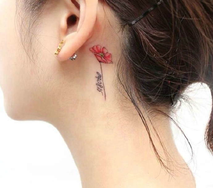 一组适合小女生的小清新纹身图案