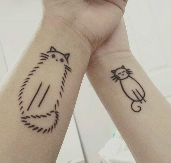 几款个性有趣的情侣纹身图案