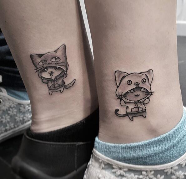 几款个性有趣的情侣纹身图案