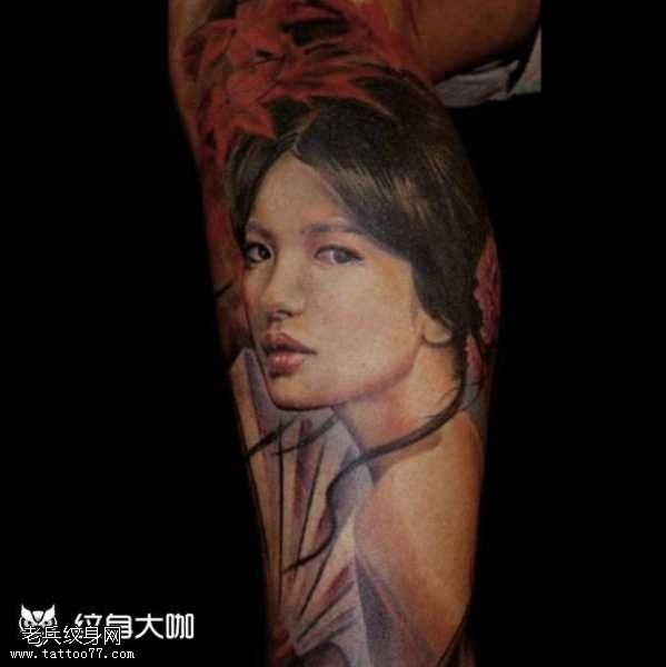 艺妓纹身图案