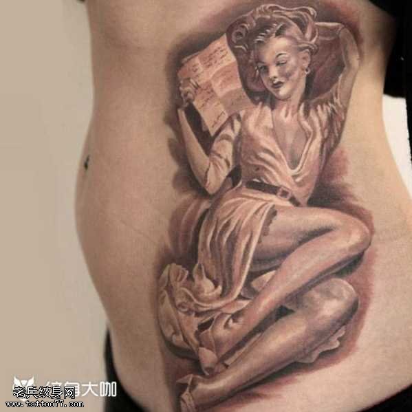 女郎纹身图案