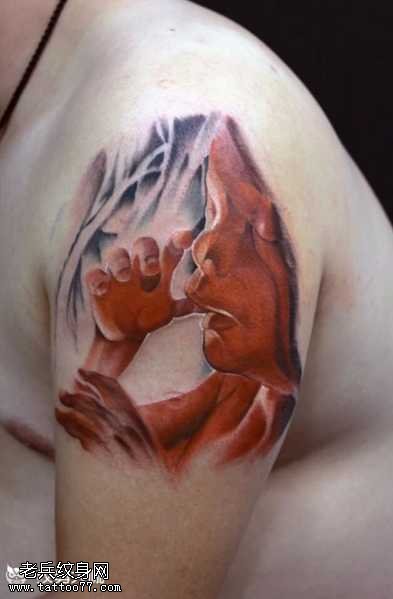 未出生小孩纹身图案