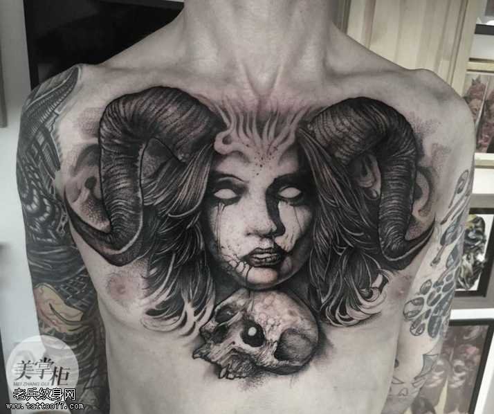 魔女纹身图案