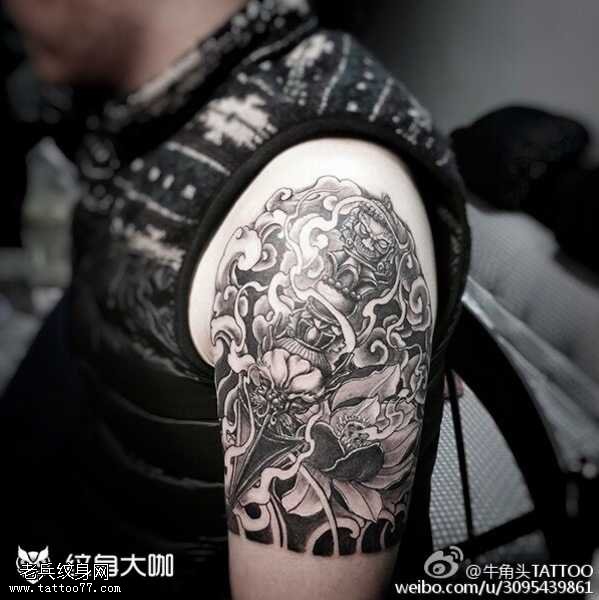 金刚降魔杵纹身图案