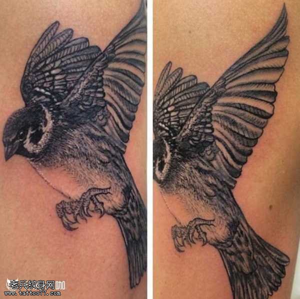 小燕子纹身图案