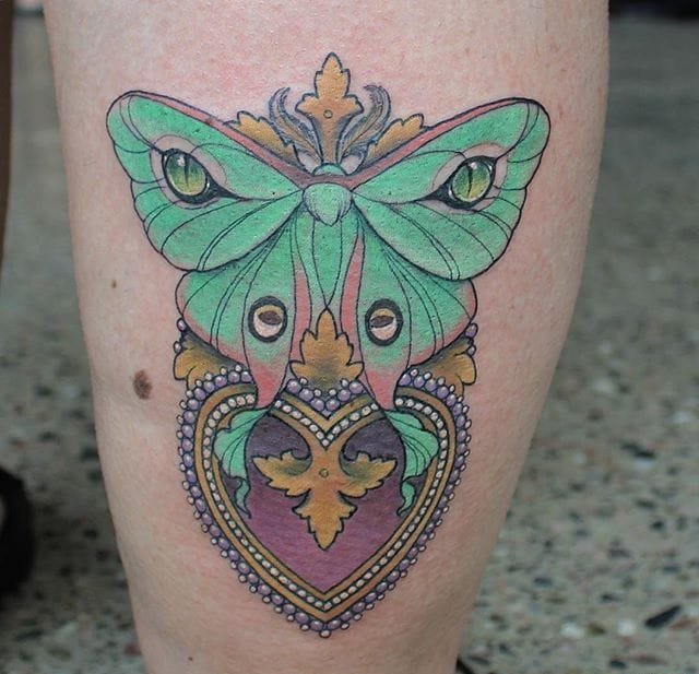 漂亮的新传统（Neo-traditional）纹身图案来自乔治娜