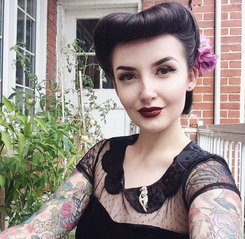 漂亮的新传统（Neo-traditional）纹身图案来自乔治娜