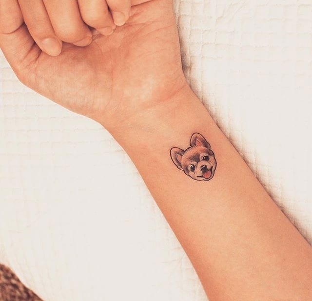 多款娇艳的可爱的小清新动物纹身图案来自格兰