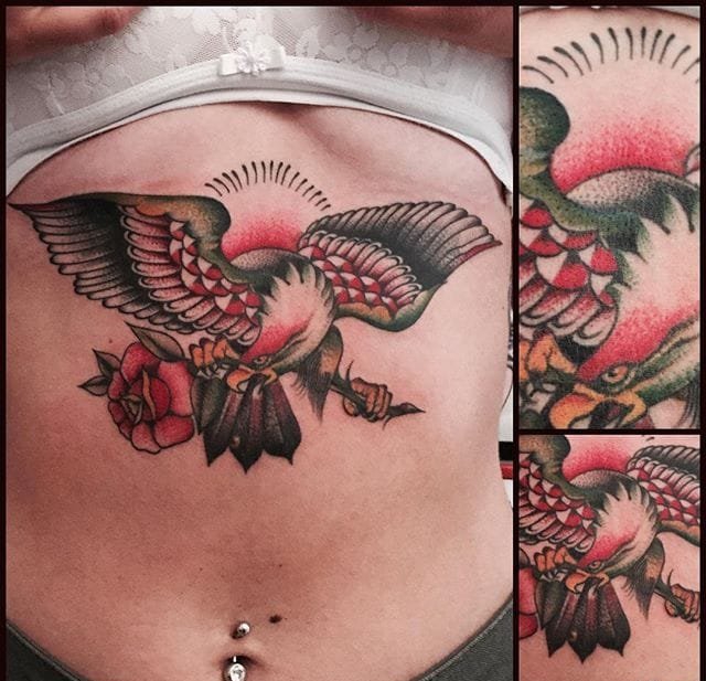 漂亮的传统纹身图案来自达维德安德烈奥利