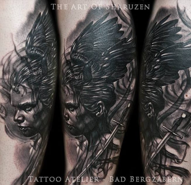 巴尔博拉的现实和幻想的纹身图案作品