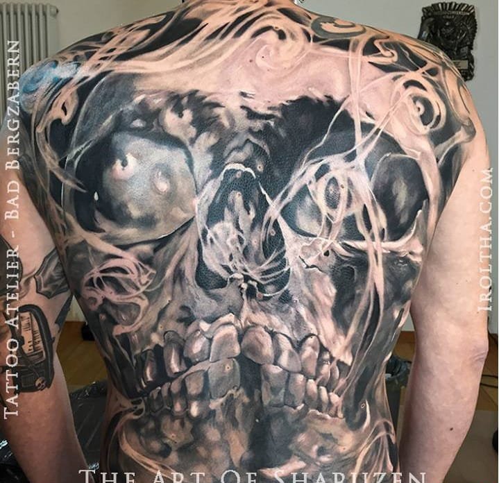 巴尔博拉的现实和幻想的纹身图案作品