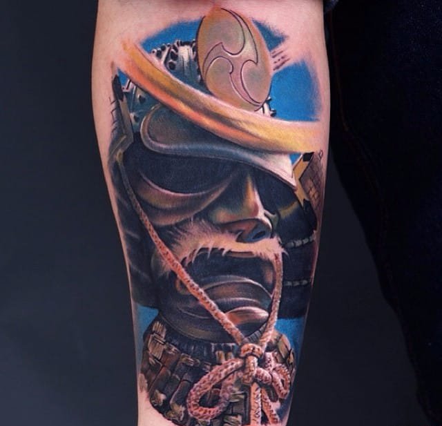 惊人的现实主义风格彩色纹身图案
