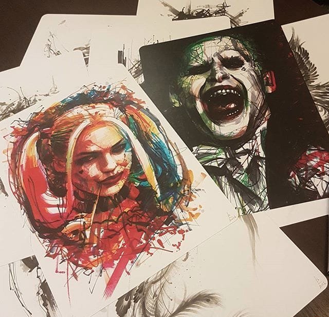 很有个性的抽象的现实主义风格纹身图案