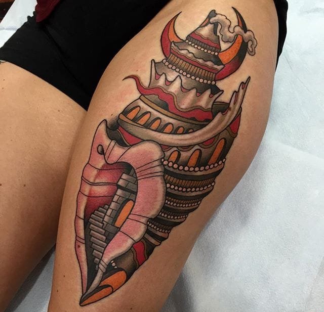 迷人的新传统风格纹身图案来自詹姆斯