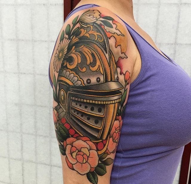 迷人的新传统风格纹身图案来自詹姆斯