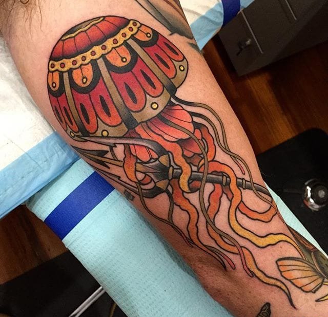 迷人的新传统风格纹身图案来自詹姆斯