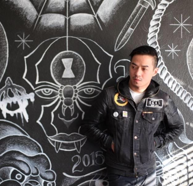 让人感觉神秘的黑色风格动物和人物肖像纹身图案