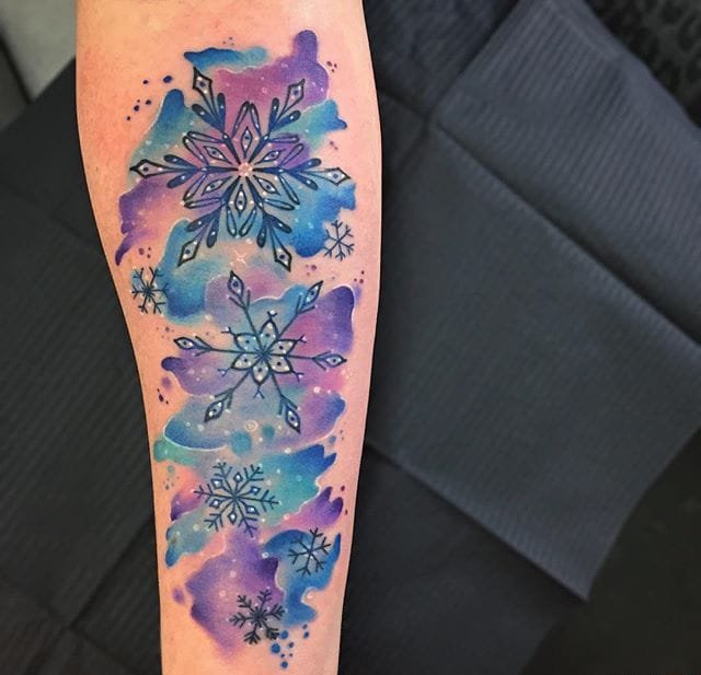 多款超漂亮的水彩小清新纹身图案来自杰森