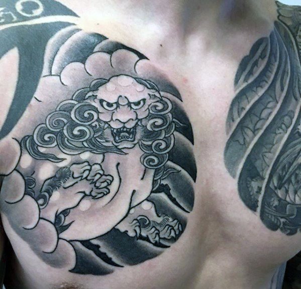 多款男性日本风格全甲纹身图案