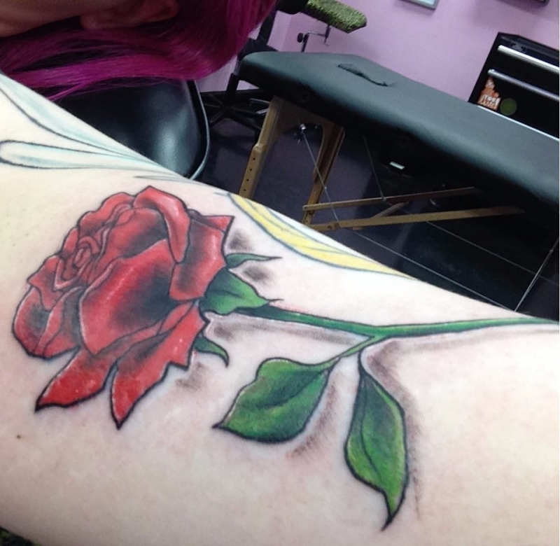 女生喜欢的美少女战士主题花臂纹身图案