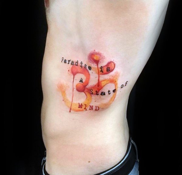 多款男性身上的梵文纹身图案