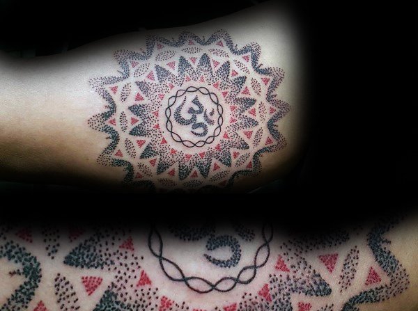 多款男性身上的梵文纹身图案