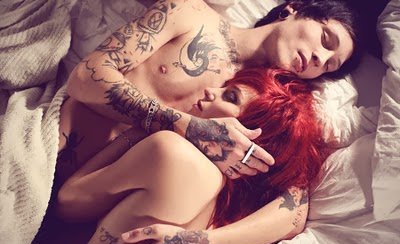 情侣表达爱恋的纹身图案