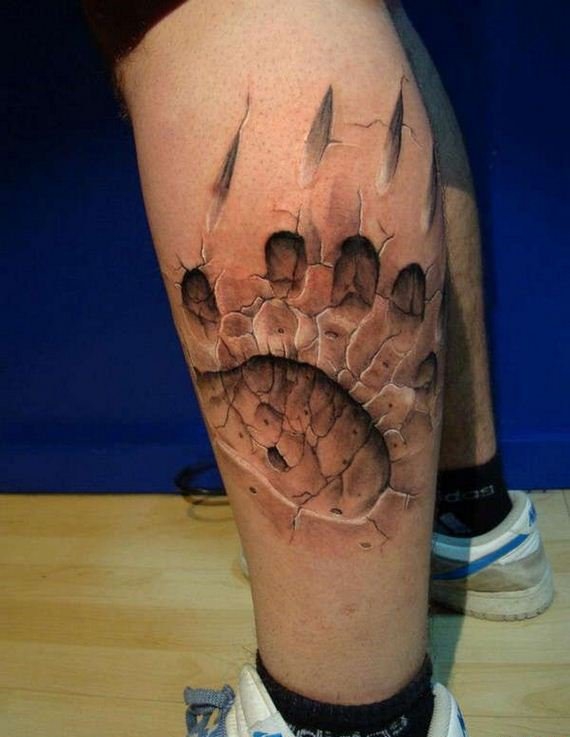 让人无法直视的恐怖的纹身图案