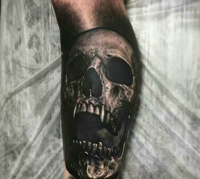 一组超级震撼的3d动物纹身图案