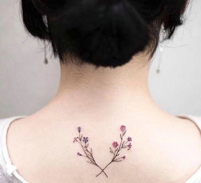 一组格外清新的小图案纹身刺青